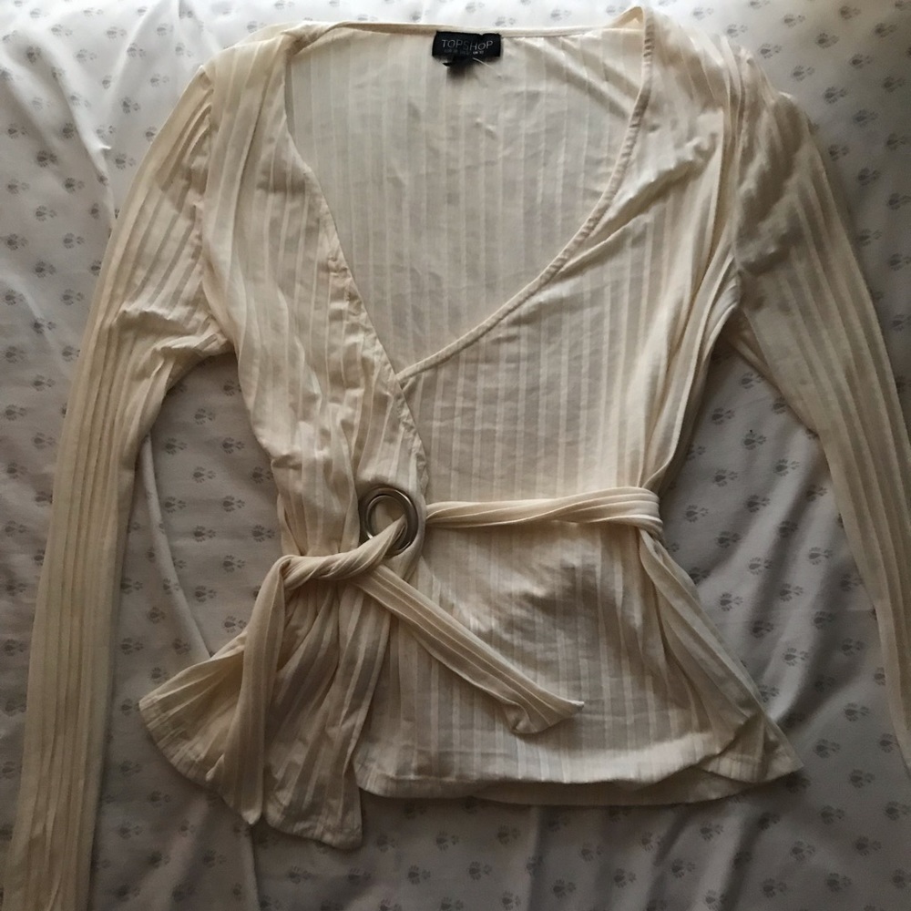 Topshop wrap top